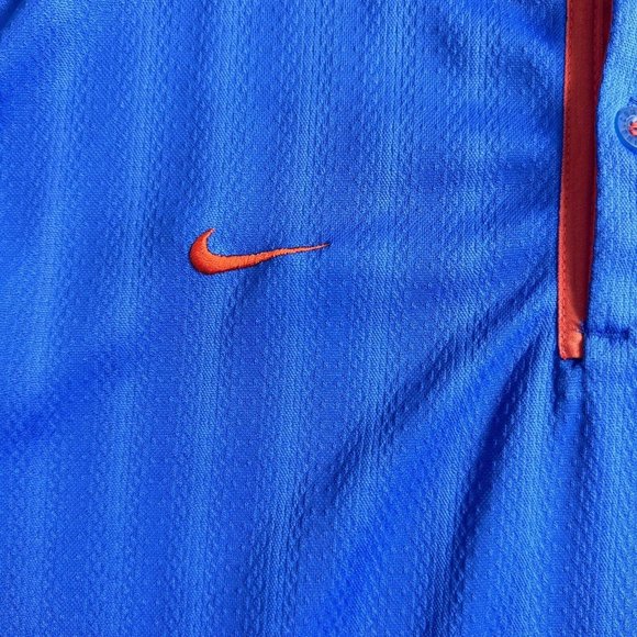 Nike Florida Gators Polo Shirt Mens Size Large Blue Golf Casual Active - Picture 6 of 11